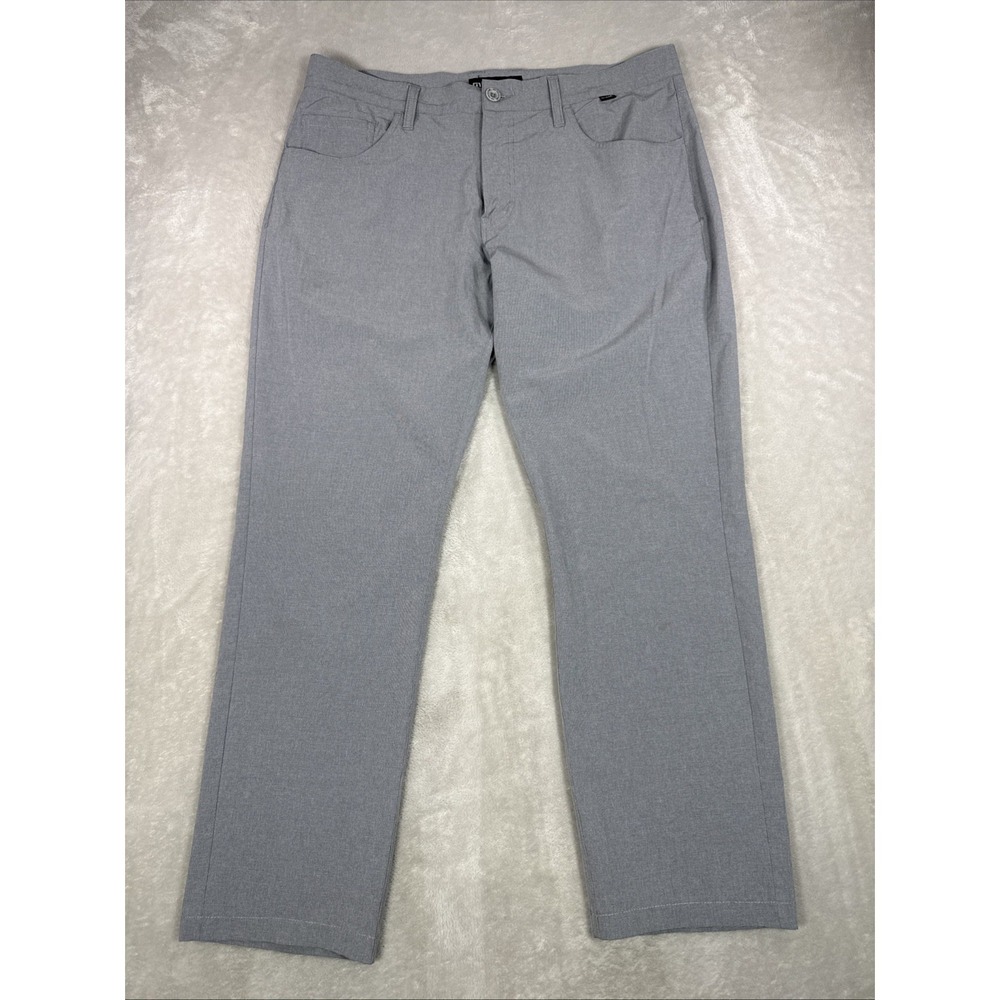 Travis Mathew Open To Close 2.0 Performance Pants Men Size 36x29 Gray